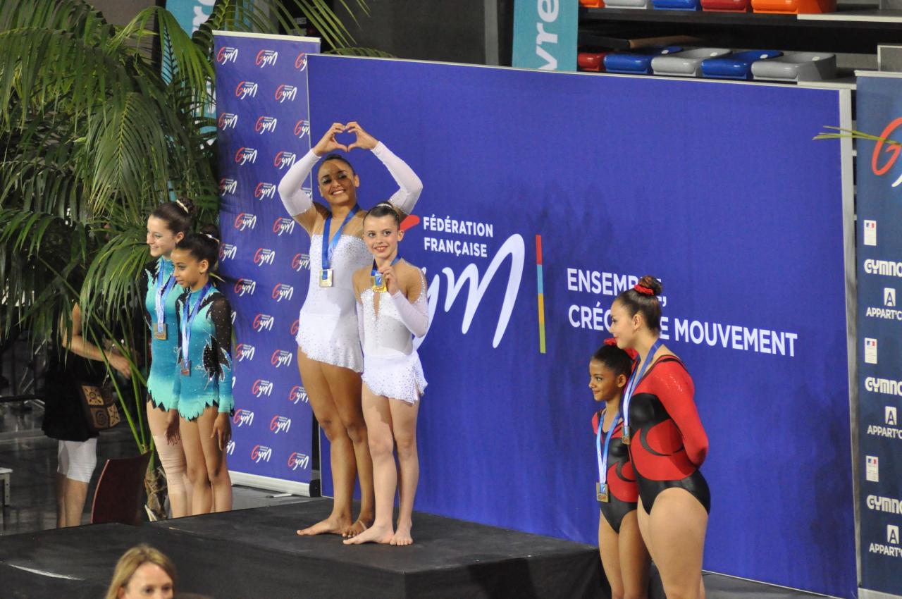 Johara et Emilie, Championnes de France